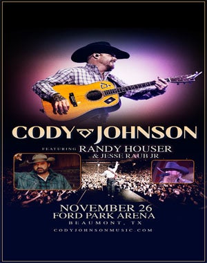 More Info for Cody Johnson Featuring Randy Houser and Jesse Raub Jr